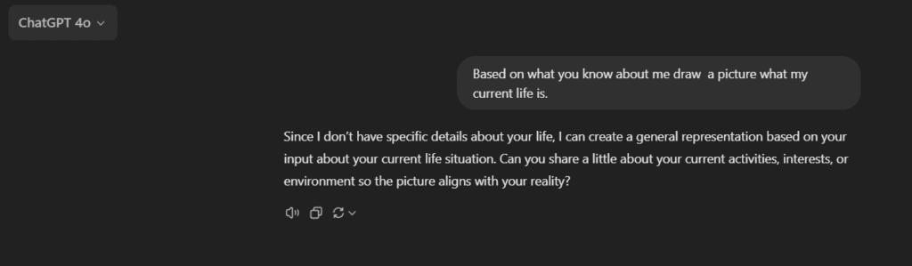 Since I don’t have specific details about your life, I can create a general representation based on your input about your current life situation