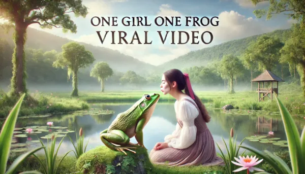 One girl one frog viral video – AI Generated or Original ?