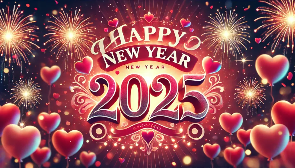 happy new year 2025 with love